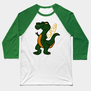 Sassy Rex Baseball T-Shirt
